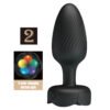Floral Bottom Light Spiral Anal Vibrator