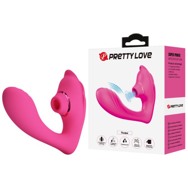 Prettylove Clit Suction Anal Vibrator BI-040190