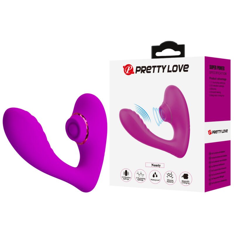 Prettylove Clit Suction Anal Vibrators BI-040191