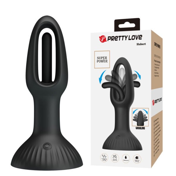 Prettylove Silicone Wiggling Anal Plug BI-040197