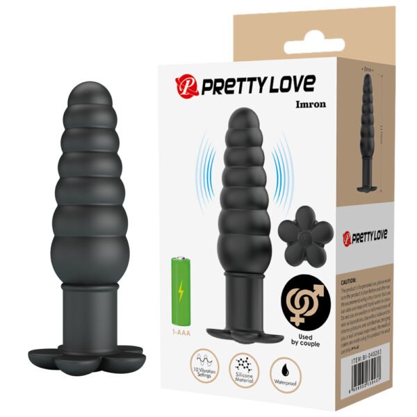 Prettylove Vibrating Floral Anal Beads BI-040203
