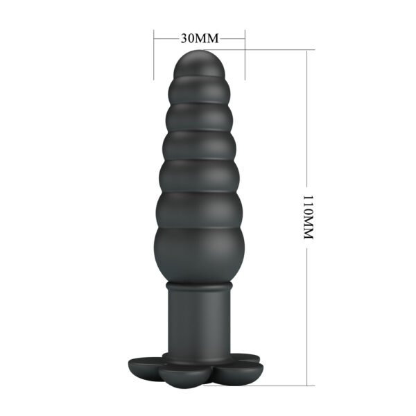 Floral Base Anal Beads Vibrator