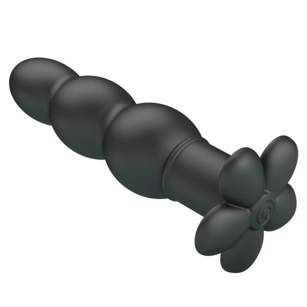 Floral Base Anal Beads Vibrator