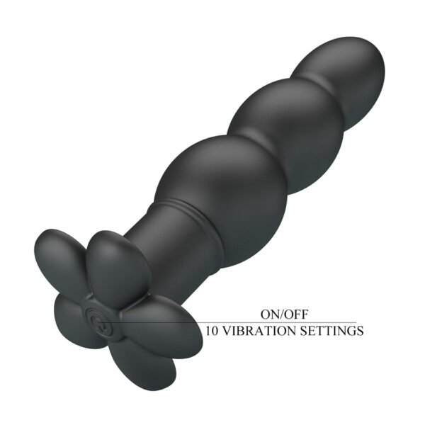 Floral Base Anal Beads Vibrator