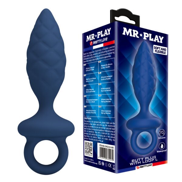 Mr.Paly Pull Ring Anal Plug BI-0402141516