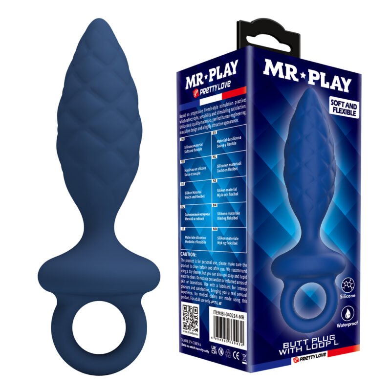 Mr.Paly Pull Ring Anal Plug BI-0402141516