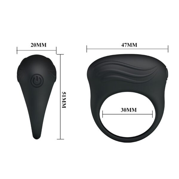 Clitoral Silicone Cock Ring BI-210136