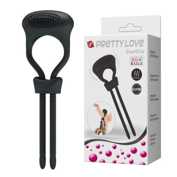 Prettylove Adjustable Vibration Cock Ring BI-210138
