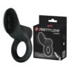 Prettylove Clit Brush Vibration Cock Ring BI-210147