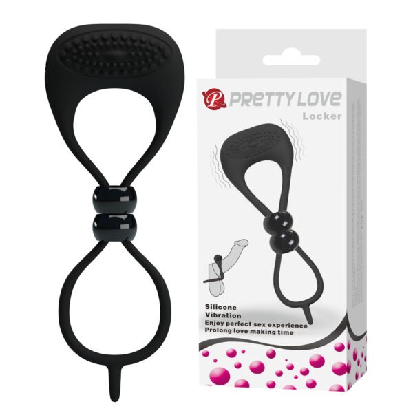 Prettylove Adjustable Vibrating Cock Ring BI-210149