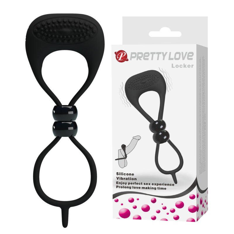Prettylove Adjustable Vibrating Cock Ring BI-210149