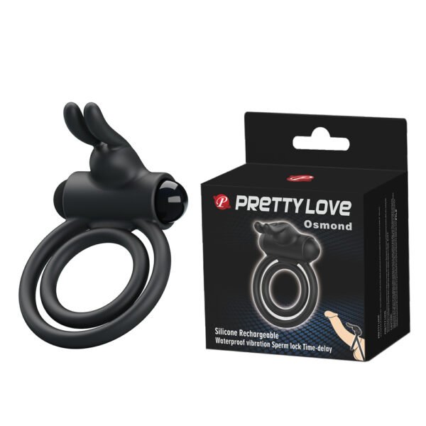Prettylove Vibration 2in1 Male Enhancement Ring BI-210169