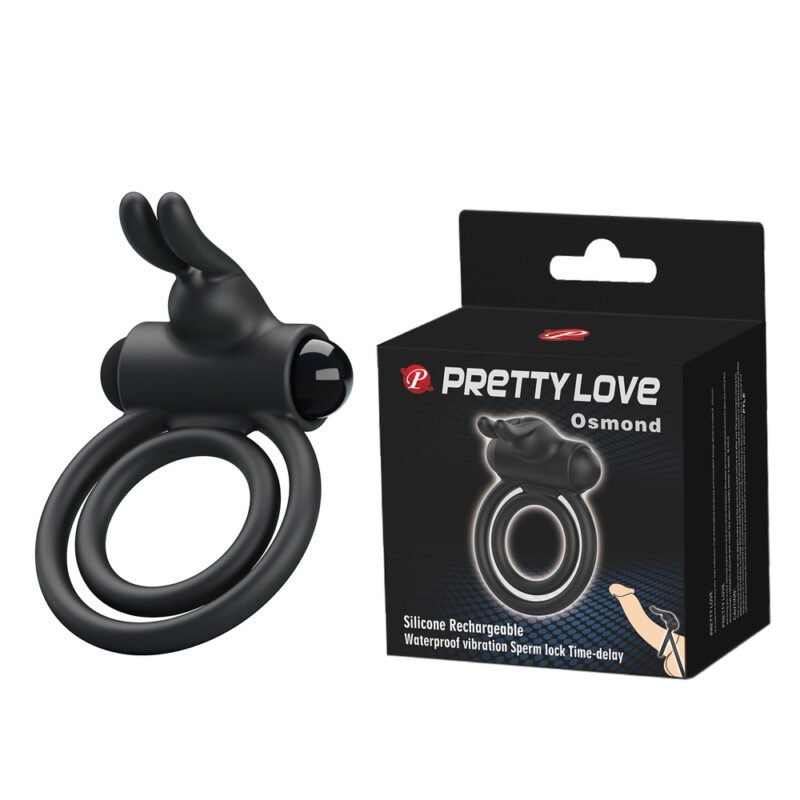 Prettylove Vibration 2in1 Male Enhancement Ring BI-210169