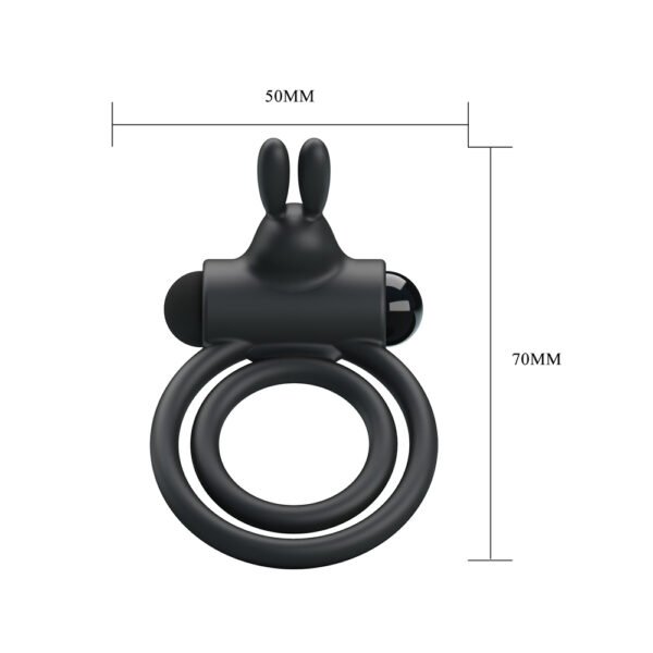 2in1 Vibration Cock Ring BI-210169