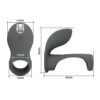 Clit Stimulation 2in1 Cock Ring BI-210199