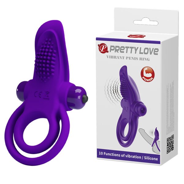 Vibrating Brush Cock Ring BI-210203