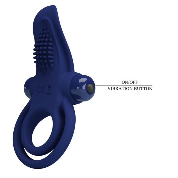 Vibrating Brush Cock Ring BI-210203