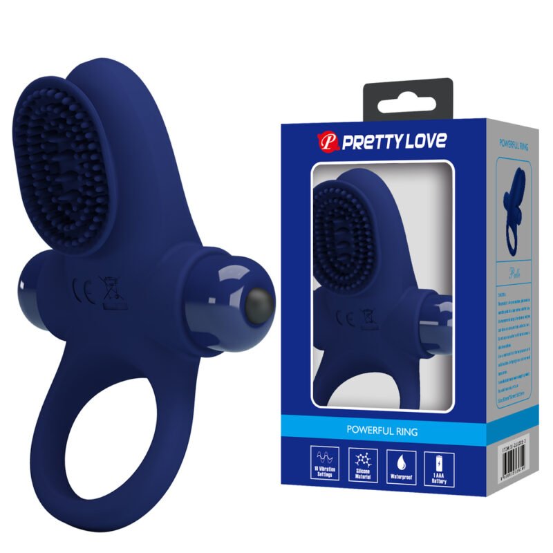 Prettylove Clit Brush Cock Ring BI-210205