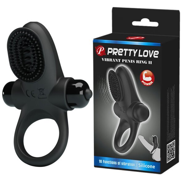 Vibrating  Brush Cock Ring BI-210205