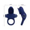 Vibrating  Brush Cock Ring BI-210205