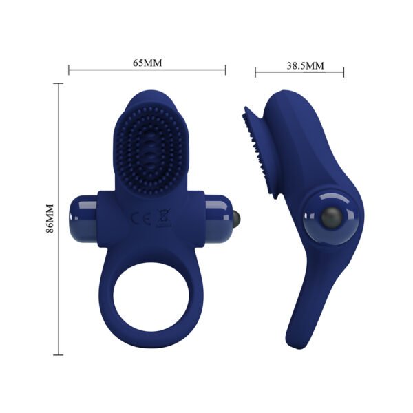 Vibrating  Brush Cock Ring BI-210205