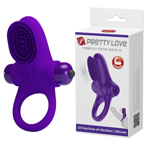 Vibrating  Brush Cock Ring BI-210205