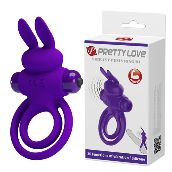 Vibrating Bunny Cock Ring BI-210206