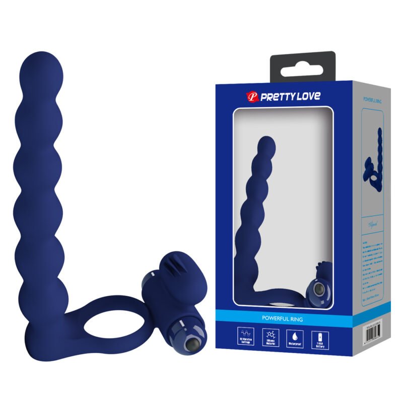 Prettylove Penis Plug Cock Ring BI-210218