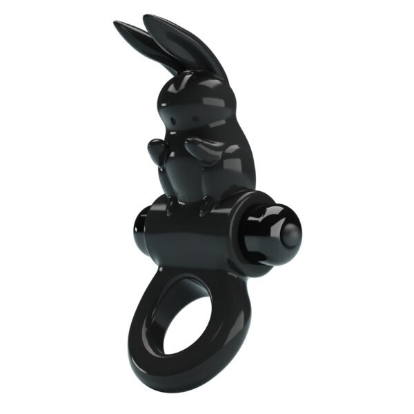 TPR Vibrating Bunny Cock Ring BI-210245