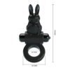 TPR Vibrating Bunny Cock Ring BI-210245