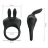 Vibrating Bunny Cock Ring BI-210264