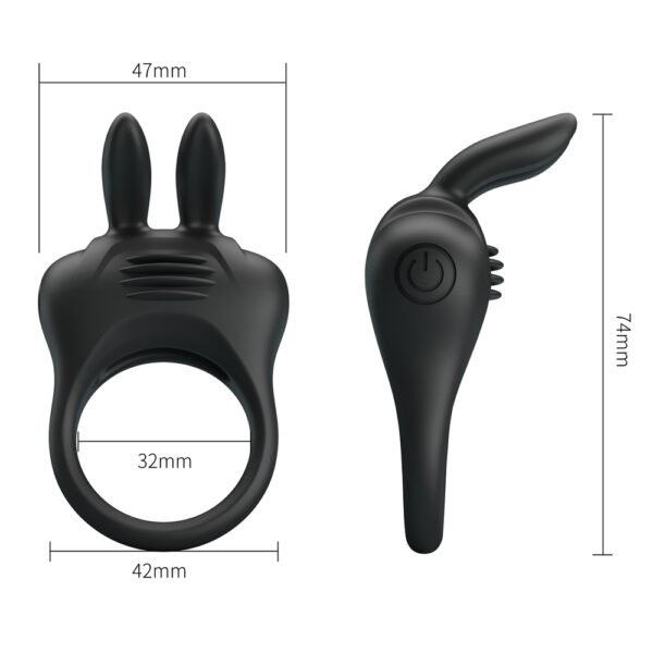 Vibrating Bunny Cock Ring BI-210264