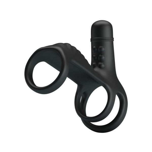Clitoral 3in1 Vibrating Cock Ring BI-210276