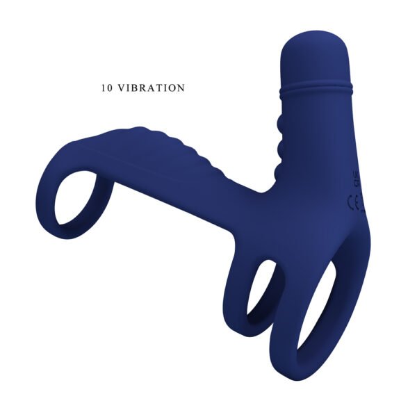 Clitoral 3in1 Vibrating Cock Ring BI-210276