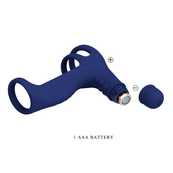 Clitoral 3in1 Vibrating Cock Ring BI-210276