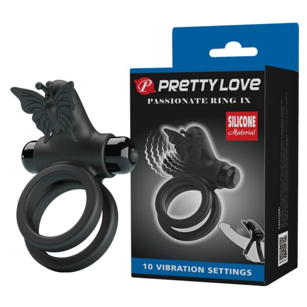 Vibrating Butterfly Cock Ring BI-210296