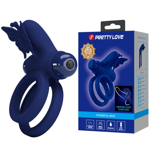 Vibrating Butterfly Cock Ring BI-210296
