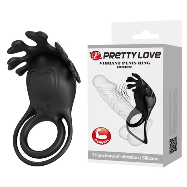 Clit Stimulation 2in1 Cock Ring BI-210311