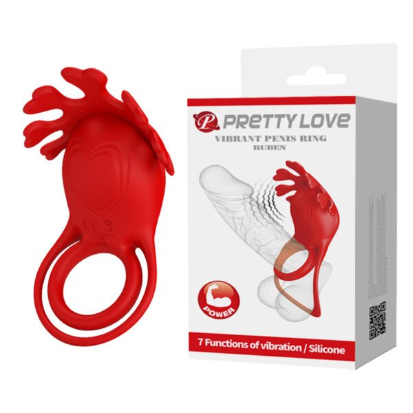 Clit Stimulation 2in1 Cock Ring BI-210311