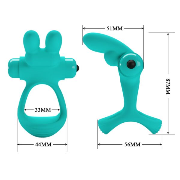 2in1 Bunny Cock Ring BI-210320