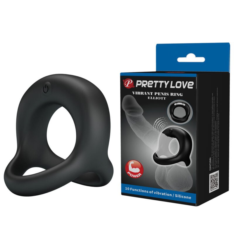 Prettylove Vibration Silicone Erection Ring BI-210322
