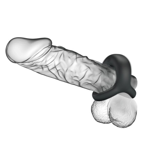 Silicone 2in1 Cock Ring BI-210322