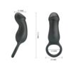 Silicone O Ring Dildo Anal Vibrator