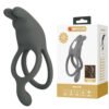 Prettylove 2in1 Vibration Cock Ring BI-210335 Sex Delay Ring