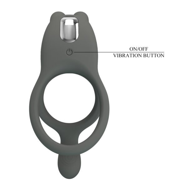 Clit Stimulation 2in1 Cock Ring BI-210335