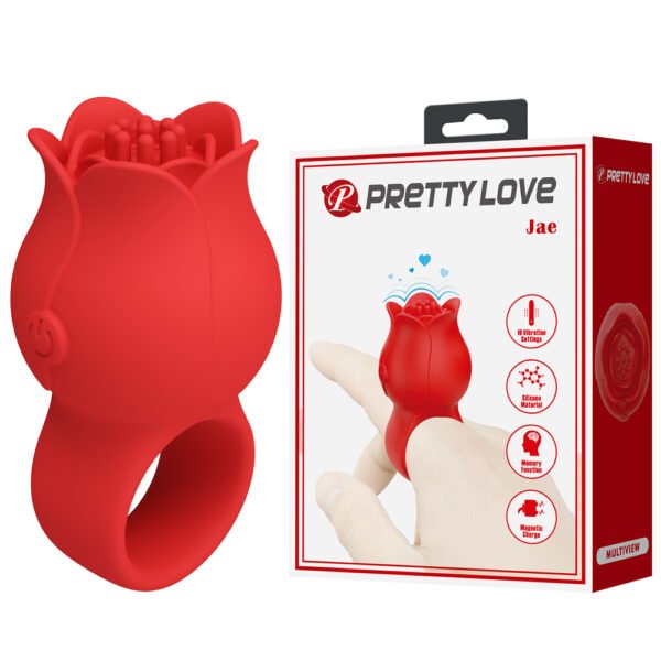 Prettylove Rose Finger Vibrator BI-210336