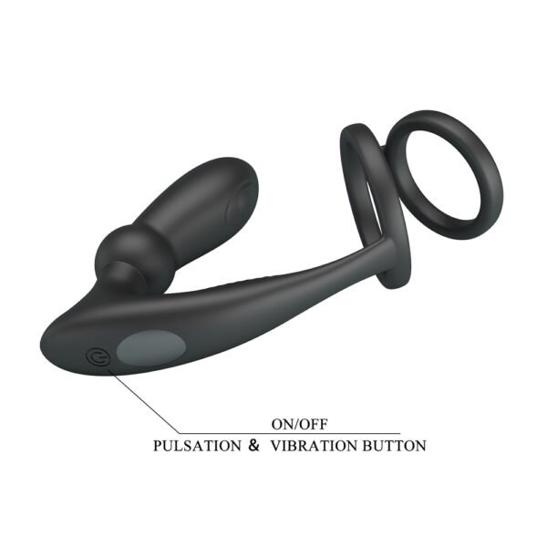 Thrusting Prostate Massager With Cock Ring