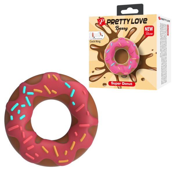 Prettylove Chocolate Donut Cock Ring BI-210344