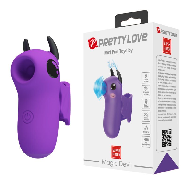 Prettylove Magic Devil Electric Shock Finger Sucker BI-300070