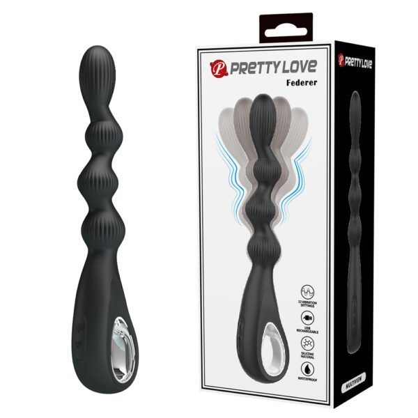 Prettylove Flexible Vibrating Anal Beads BI-300081